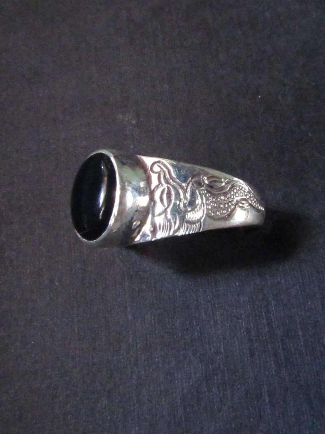 Black Onyx Ring, <span Style=