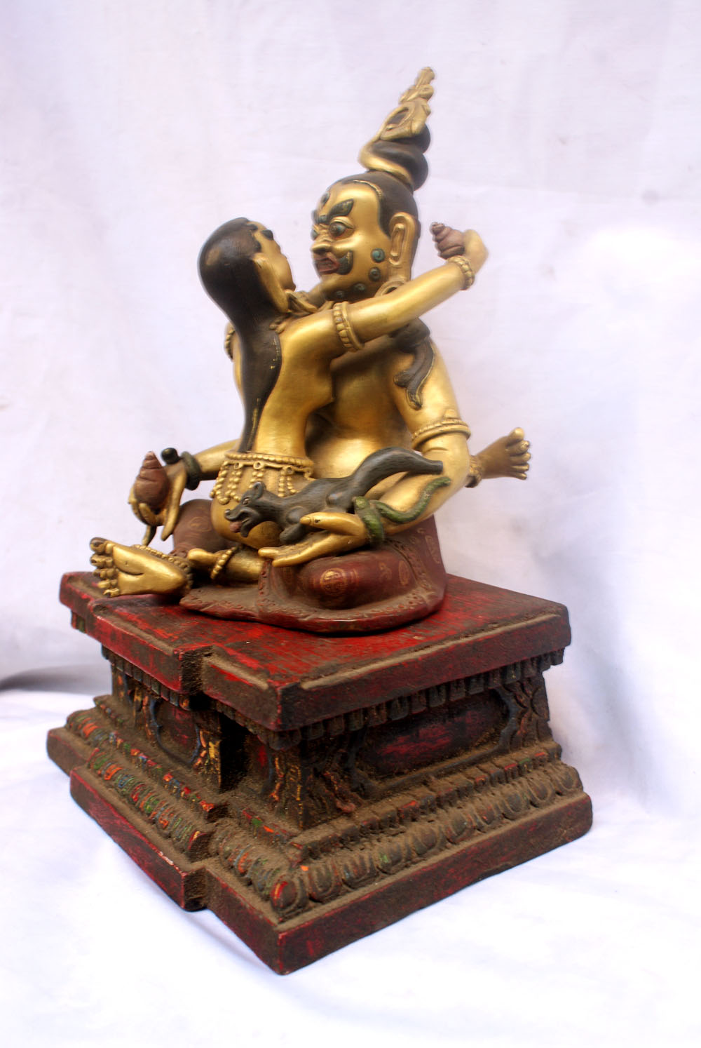 Green Jambhala Statue, <span Style=