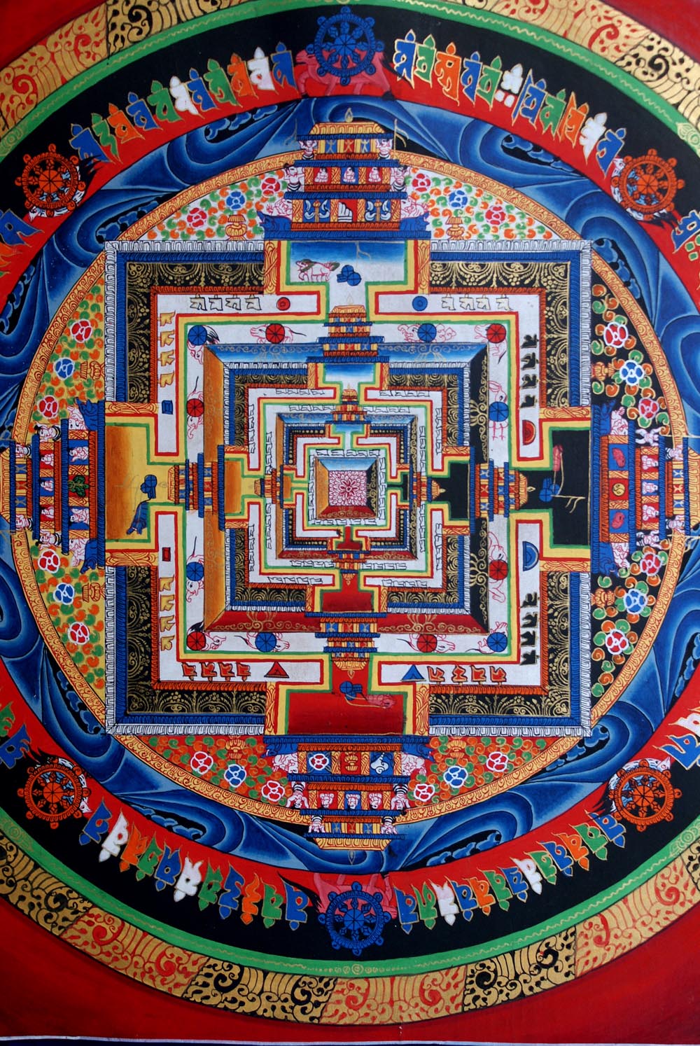 Kalachakra Mandala Thangka