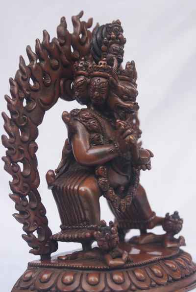 Buddhist Statue Of Yamantaka Vajrabhairava- Heruka, [sold]