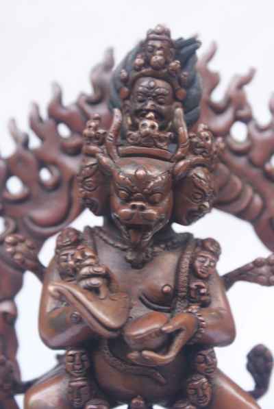 Buddhist Statue Of Yamantaka Vajrabhairava- Heruka, [sold]