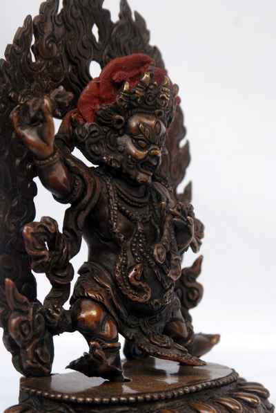 Vajrapani Statue, [chocolate Oxidize], [sold]