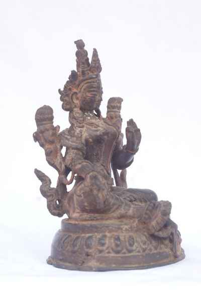 Green Tara Statue, [antique Finishing], [sold]