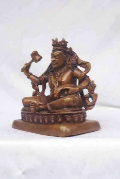 Buddhist Statue Of Chatur Maharaj, 1 Of 4 Set, [chocolate Oxidized], Four Heavenly Kings, [sold]