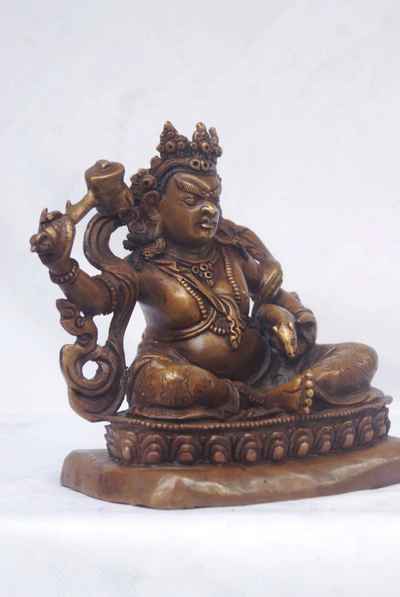 Buddhist Statue Of Chatur Maharaj, 1 Of 4 Set, [chocolate Oxidized], Four Heavenly Kings, [sold]