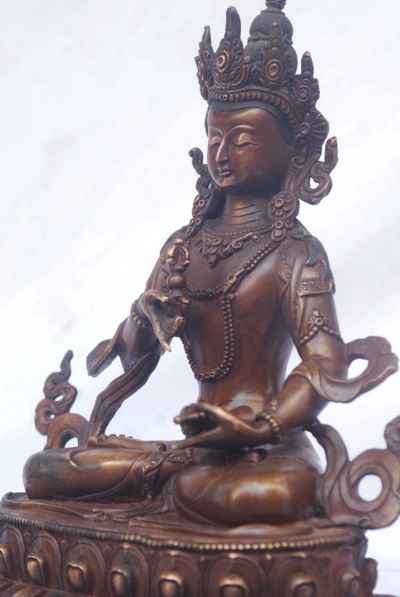 Buddhist Statue Of Vajrasattva, [chocolate Color Oxidation], [sold]