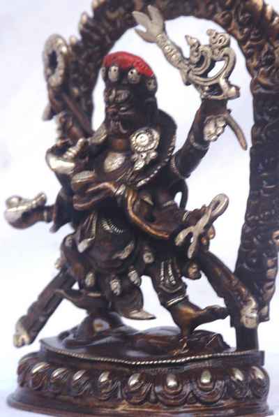 Black Mahakala Statue, [sold]