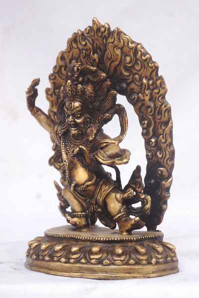 Vajrapani Statue, [bronze], [old Post], [remakable]