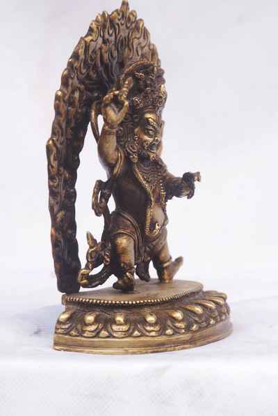 Vajrapani Statue, [bronze], [old Post], [remakable]