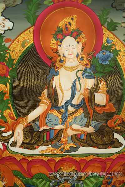 White Tara, Thangka