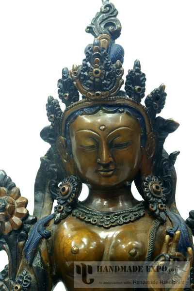 Green Tara, [double Color Finishing], [sold]