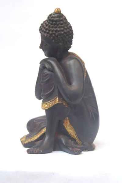 Siddhartha Buddha, [black Oxidized]