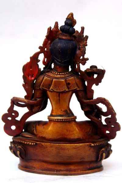 Green Tara, [chocolate Oxidized]