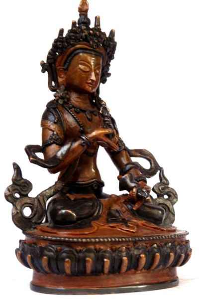 Buddhist Statue Of Vajrasattva, [double Color Oxidation]