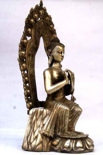 Maitreya Buddha, [silver Plated], [sold]