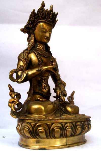 Buddhist Statue Of Vajrasattva, [glossy], [old Post], [remakable]