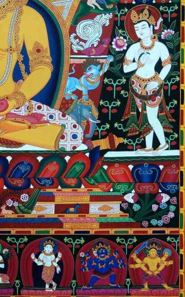 Ratna Sambara Newari Thangka, [old Post], [remakable]