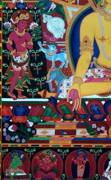 Ratna Sambara Newari Thangka, [old Post], [remakable]