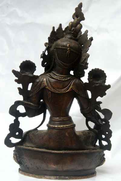 Exquisite And Rare Nepali Green Tara - Perfect For Gifting And Home Décor At An Affordable Price