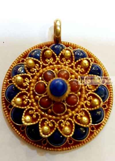 Gold Plated Silver Pendant