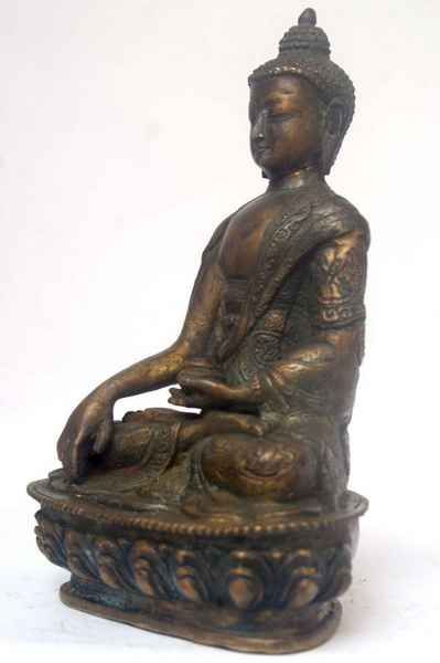 Shakyamuni Buddha With Ashtamangala Carving, [old Post], [remakable]