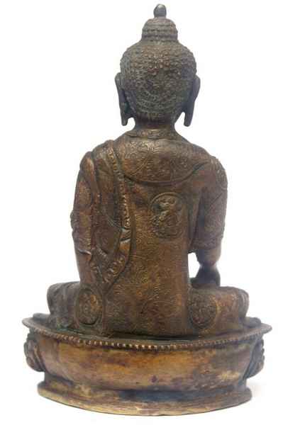 Shakyamuni Buddha With Ashtamangala Carving, [old Post], [remakable]