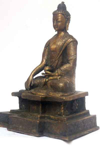Shakyamuni Buddha On Throne, [sold]