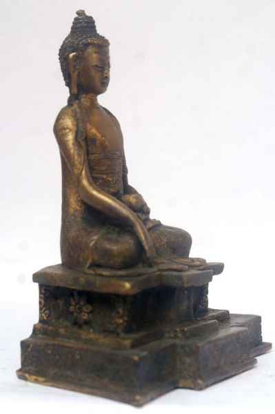 Shakyamuni Buddha On Throne, [sold]