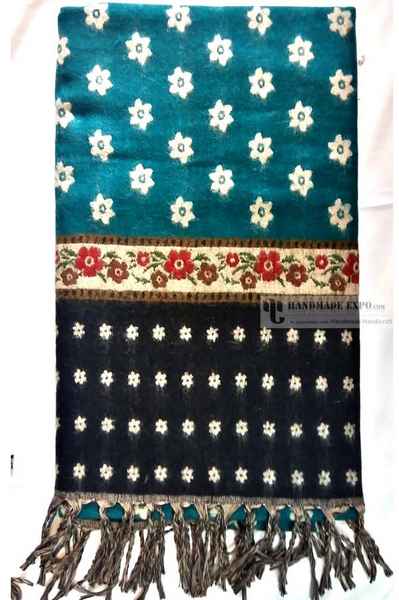 Dhaka Shawl, Multicolor Durable Acrylic Shawl With Various Patterns