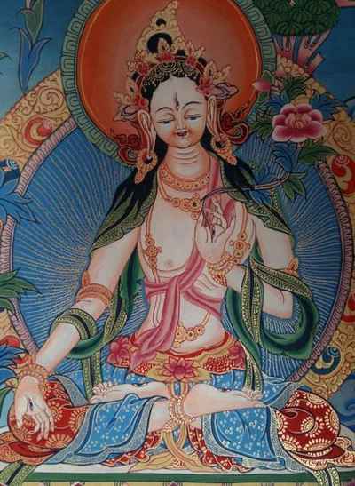 White Tara Thangka