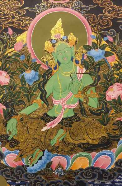 Green Tara Thangka