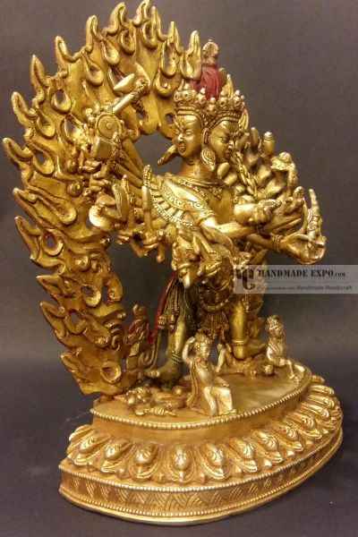 Kalachakra Statue Full Gold Plated, [old Post], [remakable]