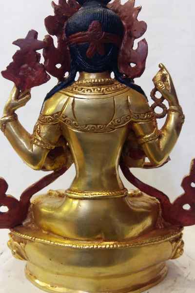 Chenrezig Statue [full Gold Plated]