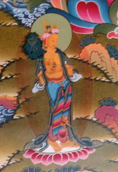 Green Tara Good Quality Tibetan Thangka Painting