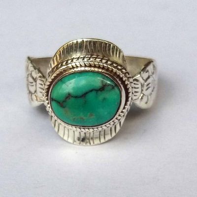 Sterling Silver Ring Turquoise Stone