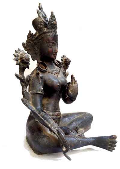 Green Tara Black Antique Finishing