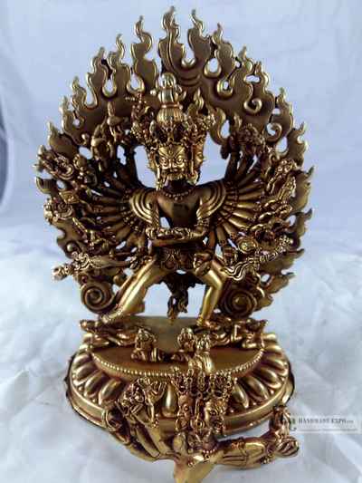 Statue Of Kalachakra - [full Gold Plated]