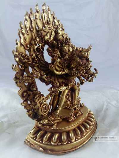 Statue Of Kalachakra - [full Gold Plated]