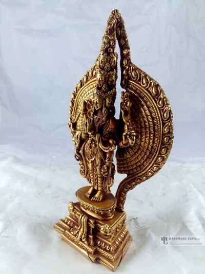 Statue Of 1000 Arms Lokeshvara, Sahasrabhuja Avalokitesvara - [full Gold Plated], [fine Quality]