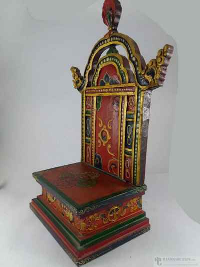 Wooden Altar [chesum], [base], [throne] For 4 Inches Statue - Painted