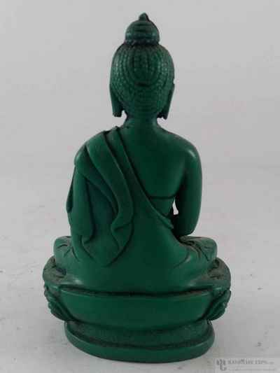 Resin Statue Of Amitabha Buddha [green]