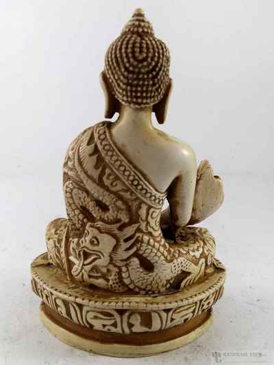 Resin Statue Of Medicine Buddha [white]