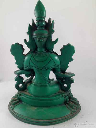 Resin Statue Of Green Tara [green]