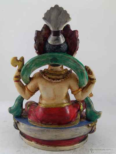 Resin Statue Of Ganesh - Painted