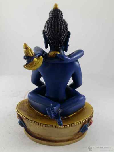 Resin Statue Of Samantha Bhadra [buddha Shakti], [painted]