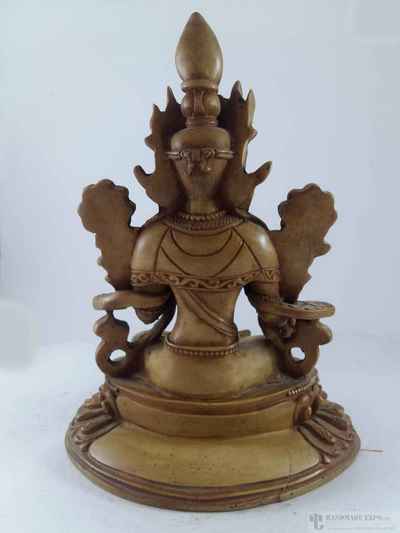 Resin Statue Of Green Tara [white]