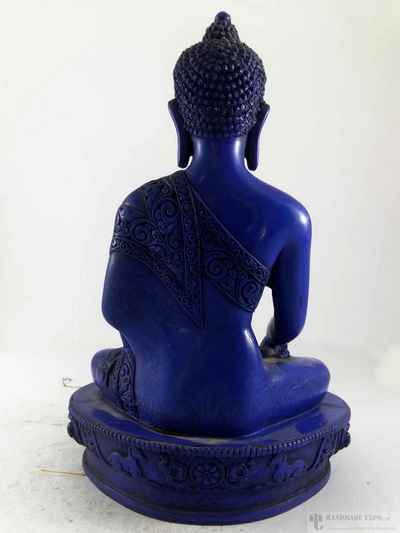 Resin Statue Of Shakyamuni Buddha [blue]