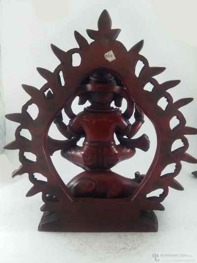 Resin Statue Of Ganesh [red]