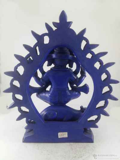 Resin Statue Of Ganesh [blue]