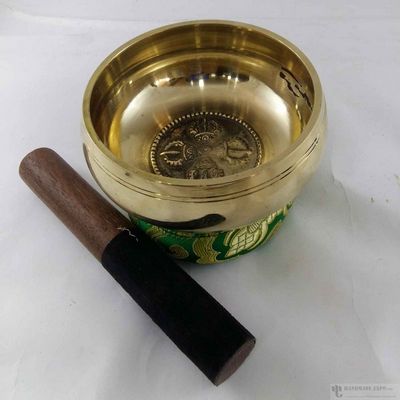 Casting Singing Bowl With Double Dorje Design